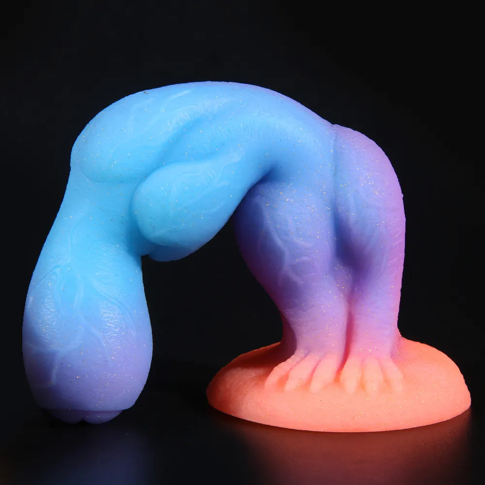 Colourful Glowing Luminous Animal Dildo