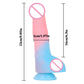 Luminous Dildo Sex Toys for Women Men Colourful Penis Glowing Huge Dragon Monster Dildo Anal Butt Plug Strapon Dildo Adult Toys
