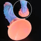 Luminous Dragon Dildo Anal Toys Butt Plug Colourful Glowing Dildo Huge Penis Glow in Dark Sex Toys for Women Sex Products