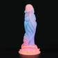 Luminous Dragon Dildo Anal Toys Butt Plug Colourful Glowing Dildo Huge Penis Glow in Dark Sex Toys for Women Sex Products