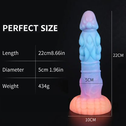 Luminous Dragon Dildo Huge Anal Plug Sex Toys for Women Men Silicone Monster Penis Butt Plug Dildio for Women Glow In The Dark