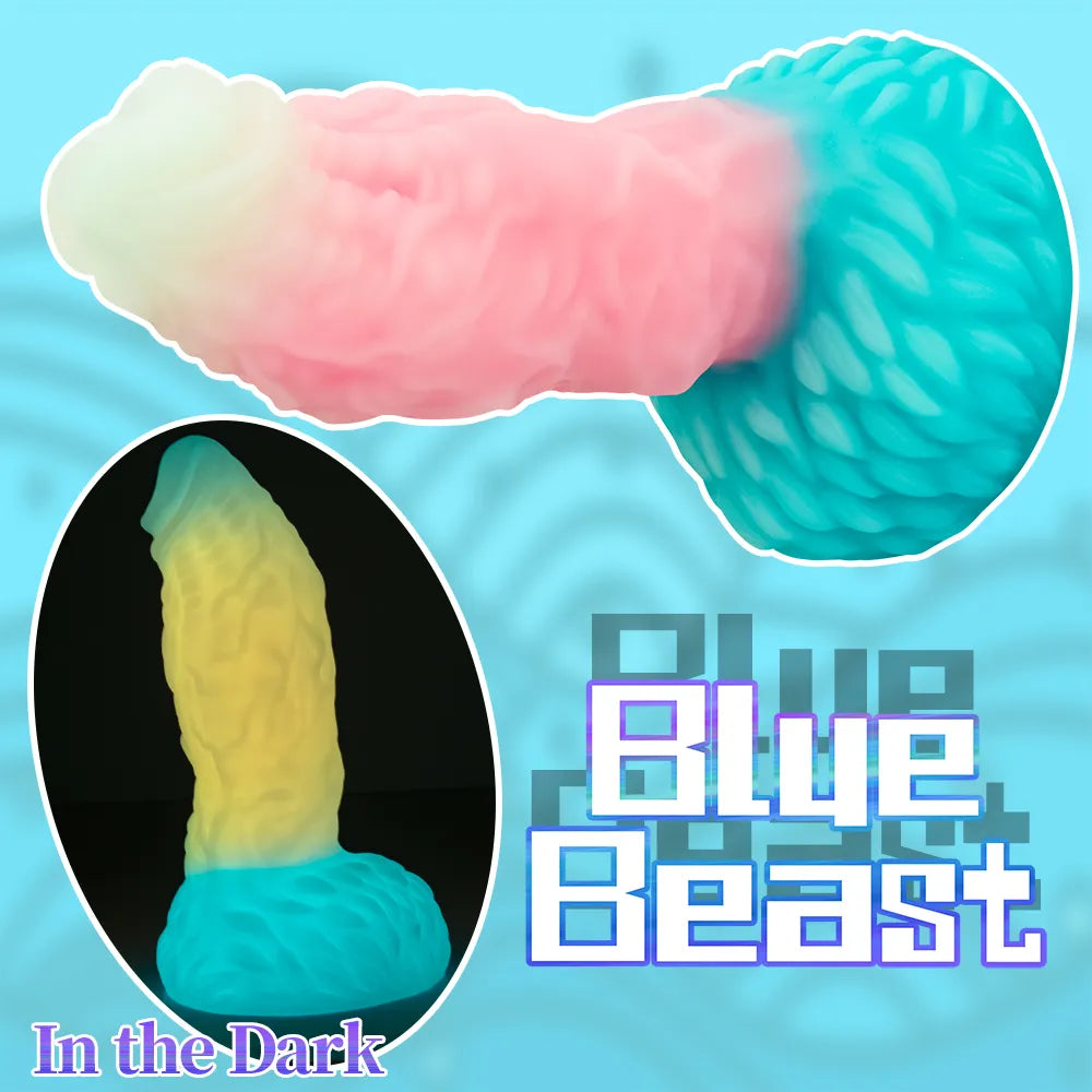 Luminous Dragon Dildos Huge Anal Butt Plug Monster Dildo G-spot Masturbation Suction Cup Soft Silicone Adult Sex Toys for Women