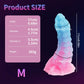 Luminous Octopus Tentacle Dildo Colorful Anal