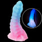 Luminous Octopus Tentacle Dildo Colorful Anal