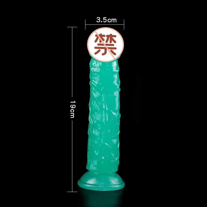 Luminous Simulation Dildo Realistic Penis For Women with Suction Cup XL Thick Couple Erotic Sex Anal Adult Toys for Men Toy