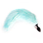 Luminous light fox tail Metal silicone anal beads butt plug erotic gay BDSM cosplay party game insert Anus Sex toy for couple