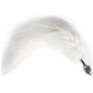 Luminous light fox tail Metal silicone anal beads butt plug erotic gay BDSM cosplay party game insert Anus Sex toy for couple