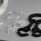 Luxury Clear Crystal Pillory Cangue Collar Neck Ring Oval Handcuffs Wrist Restraint Lock Bondage Yoke Sex Toy for Men Women