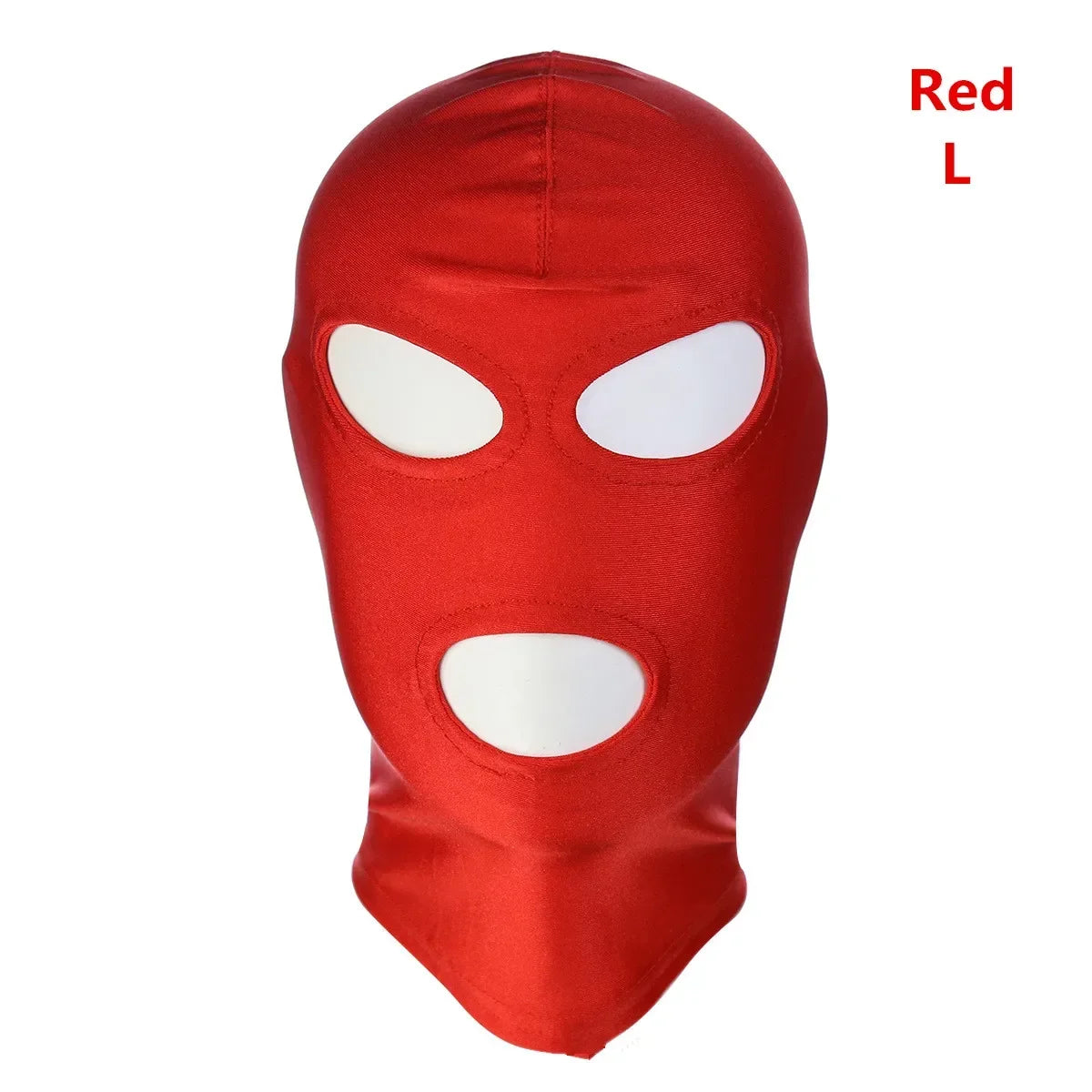 M L 4 Style Exotic Apparel of Red Elasticity Hood Mask Hood Sexy Lingerie Open Mouth Eye Mask BDSM Headgear Cosplay Sex Toys 18+