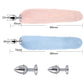 MINI Butt Plugs 1.8/2.2CM BDSM Fox Tail Stainless Steel Furry Binding Role Playing Cosplay Toy Multicolor Prostate Adult Toys