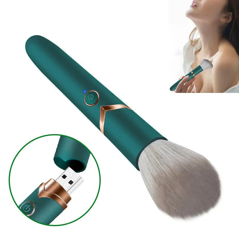 Makeup Brush G Spot Vibrator Sex Toys Wireless Charging AV Stick Massager Vagina Nipple Orgasm Stimulator USB Powerful Vibrating