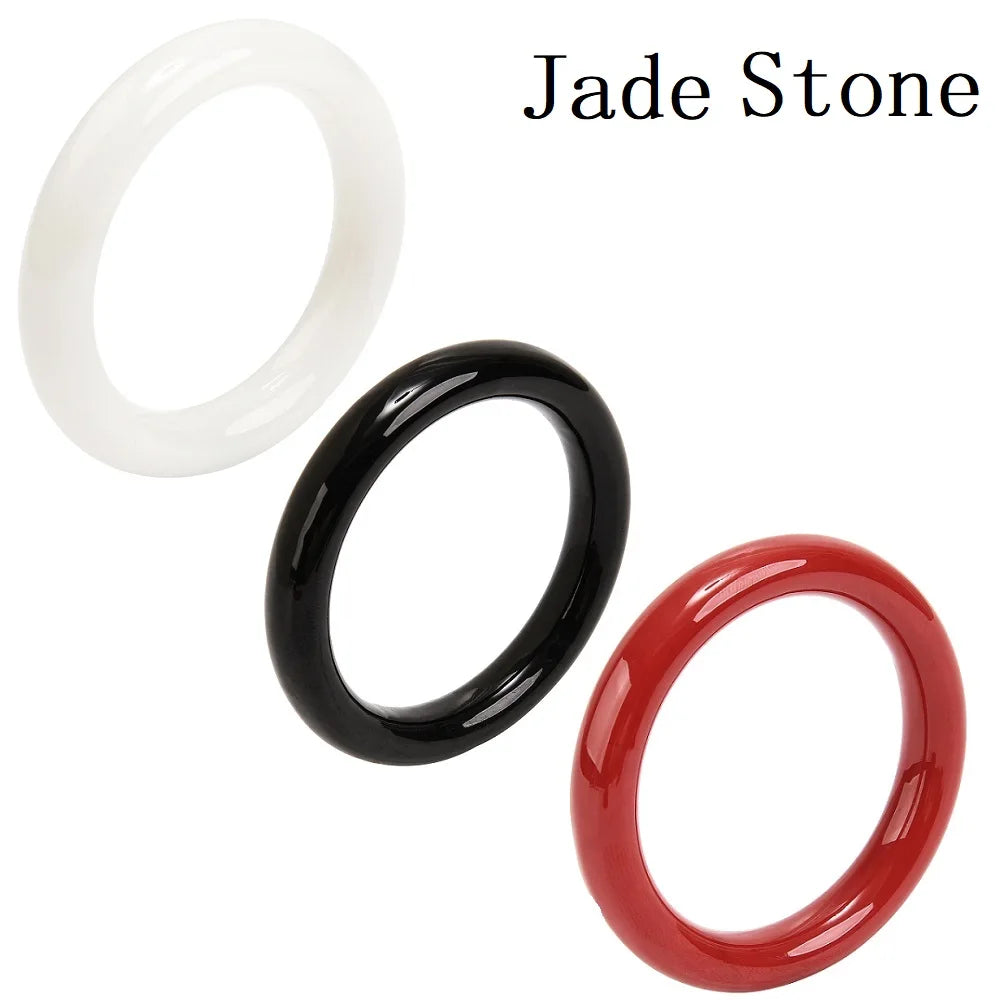 Male 3pcs Penis lock Cock Ring Set Bondage Jade Stone Erection Penis Ring Delay Ejaculation Enlargement Ball Ring Sex Toy Man