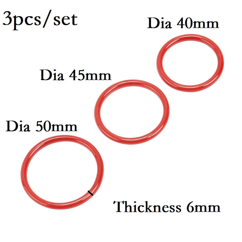 Male 3pcs Penis lock Cock Ring Set Bondage Jade Stone Erection Penis Ring Delay Ejaculation Enlargement Ball Ring Sex Toy Man