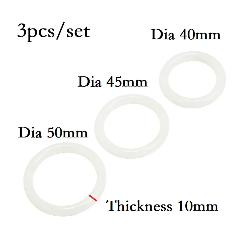 Male 3pcs Penis lock Cock Ring Set Bondage Jade Stone Erection Penis Ring Delay Ejaculation Enlargement Ball Ring Sex Toy Man