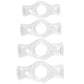 Male 4pcs 1 set Penis lock Cock Ring Bondage Penis Erection Ring Delay Ejaculation Enlargement Ball Stretcher Sex Toy Man