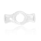 Male 4pcs 1 set Penis lock Cock Ring Bondage Penis Erection Ring Delay Ejaculation Enlargement Ball Stretcher Sex Toy Man