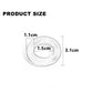 Male 6pcs 1 set Silicone Penis lock Cock Ring bondage Erection Delay Ejaculation Reusable Enlargement ball stretcher Sex Toy Men