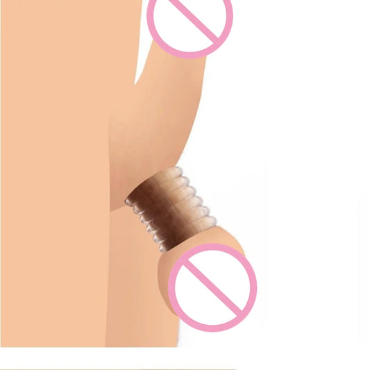 Male 6pcs 1 set Silicone Penis lock Cock Ring bondage Erection Delay Ejaculation Reusable Enlargement ball stretcher Sex Toy Men