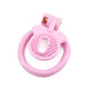 Male ABS Chastity Cage Flat Breathable Lock Porous Bdsm Lock Male Chastity Device with 4 Penis Rings Cock Cage Adult Sex Toys18+