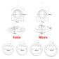 Male ABS Chastity Cage Flat Breathable Lock Porous Bdsm Lock Male Chastity Device with 4 Penis Rings Cock Cage Adult Sex Toys18+