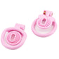 Male ABS Chastity Cage Flat Breathable Lock Porous Bdsm Lock Male Chastity Device with 4 Penis Rings Cock Cage Adult Sex Toys18+