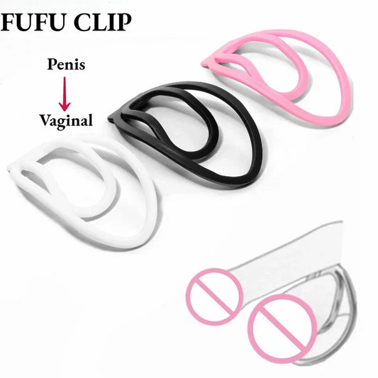 Male Adjustable Penis Clamp Urinary Incontinence Penile Care Clamp Clip Silicone Medical Accessories Men Genital Lock In Master
