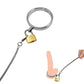 Male Ball Scrotum Stretcher metal penis lock cock Ring chain SM bondage restraint Delay ejaculation BDSM Sex Toy for man