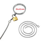Male Ball Scrotum Stretcher metal penis lock cock Ring chain SM bondage restraint Delay ejaculation BDSM Sex Toy for man