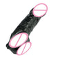 Male Ball Stretcher Scrotum Penis Enlargement Time Delay Condom Male Cock Extender Penis Dildo Enhancer Sleeve Sex Toys For Men