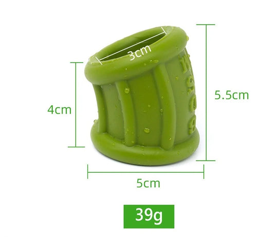 Male Ball Stretcher Scrotum Ring Soft Liquid Silicone Stretchable Scrotum Bondage Penis Ring Ejaculation Delay Cock Ring Sex Toy