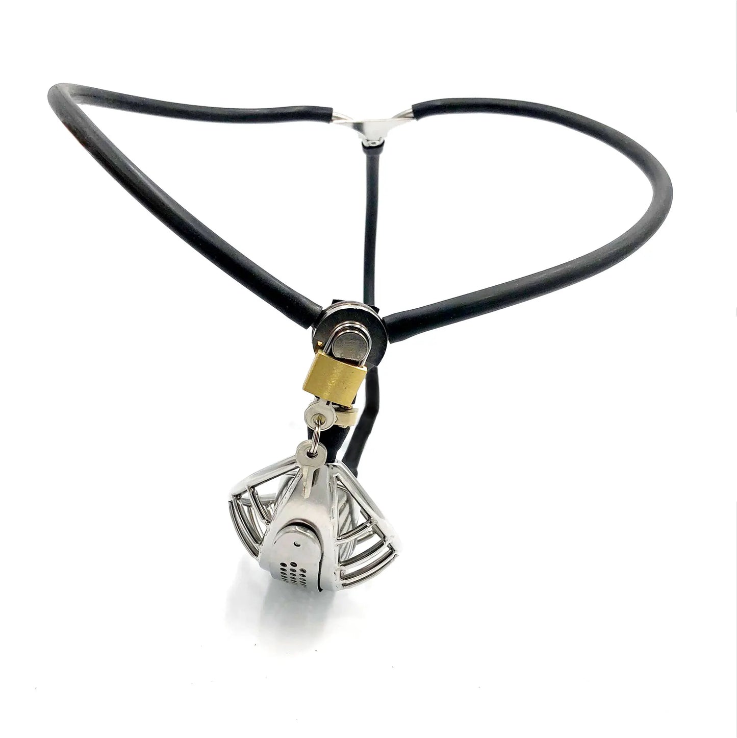 Male Chastity Belt Lockable Anti-cheating Stainless Steel Chastity Device Bondage Adult Game Cock Rings Sex Toys for Men Gay