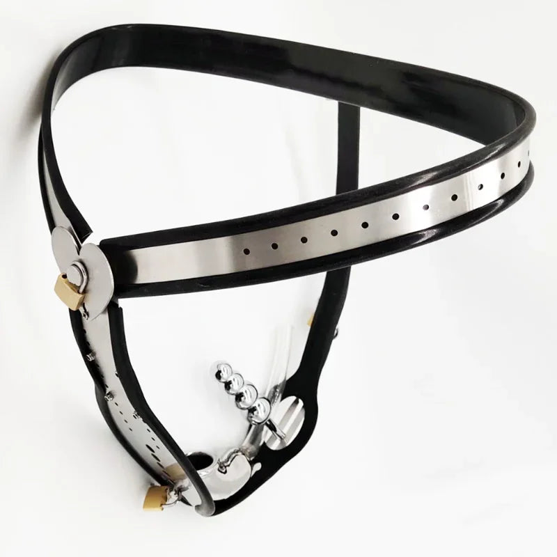 Male Chastity Belts with Removable Anal Plug Heart-Shaped Chastity Lock Bondage Device Anti Cheating Pants Sexy Toys for Men