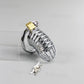 Male Chastity Cage Devices Stainless Steel Cock Cage Male Steel Penis Bird Metal Cage Cock Lock Restraint Ring Sex Toy for Men