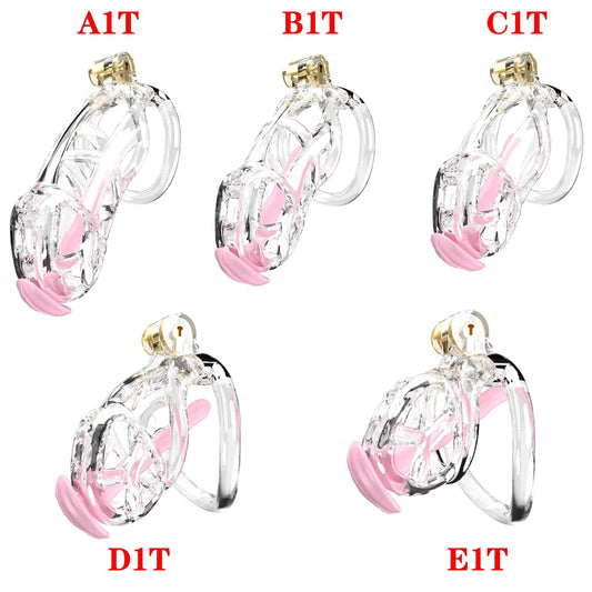 Male Chastity Cage Sex Toys Discreet Sissy Femboy Chastity Cock Cage Device 정조대 Penis Rings Male With 5 Sizes Men's Adult Goods