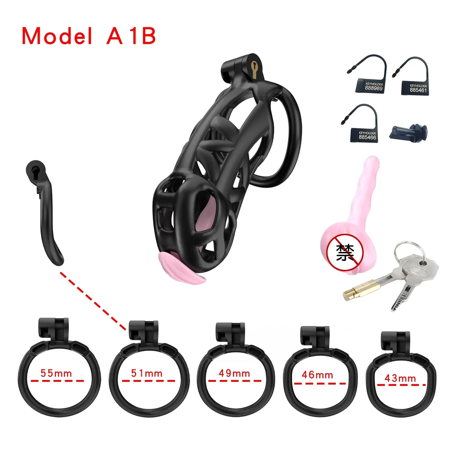 Male Chastity Cage Sex Toys Discreet Sissy Femboy Chastity Cock Cage Device 정조대 Penis Rings Male With 5 Sizes Men's Adult Goods