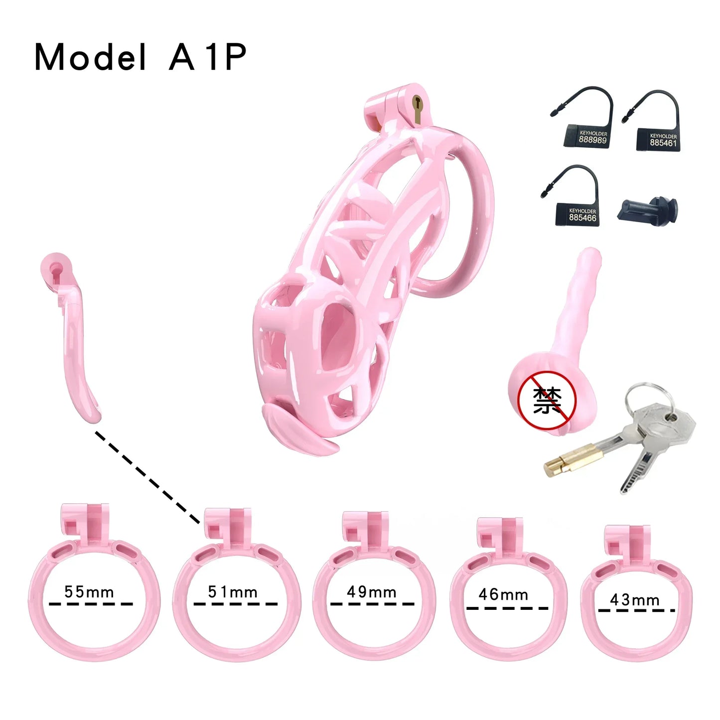 Male Chastity Cage Sex Toys Discreet Sissy Femboy Chastity Cock Cage Device 정조대 Penis Rings Male With 5 Sizes Men's Adult Goods