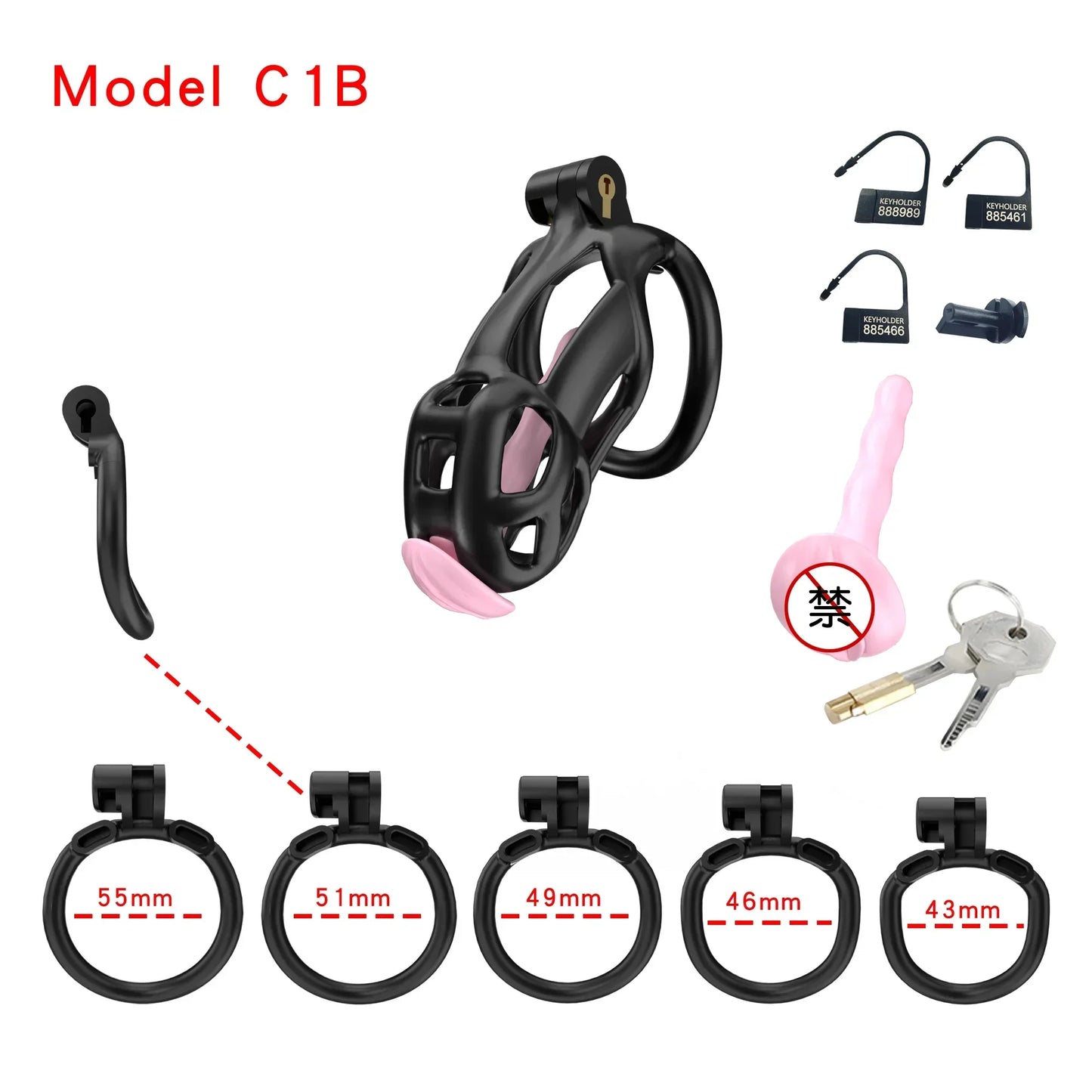 Male Chastity Cage Sex Toys Discreet Sissy Femboy Chastity Cock Cage Device 정조대 Penis Rings Male With 5 Sizes Men's Adult Goods