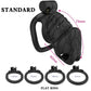 Male Chastity Cages Device With  4 Cock Rings Set Penis Cage Lock Trainer Bondage Belt Slave Sex Toy For Man