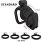 Male Chastity Cages Device With  4 Cock Rings Set Penis Cage Lock Trainer Bondage Belt Slave Sex Toy For Man