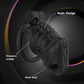 Male Chastity Cages Device With  4 Cock Rings Set Penis Cage Lock Trainer Bondage Belt Slave Sex Toy For Man