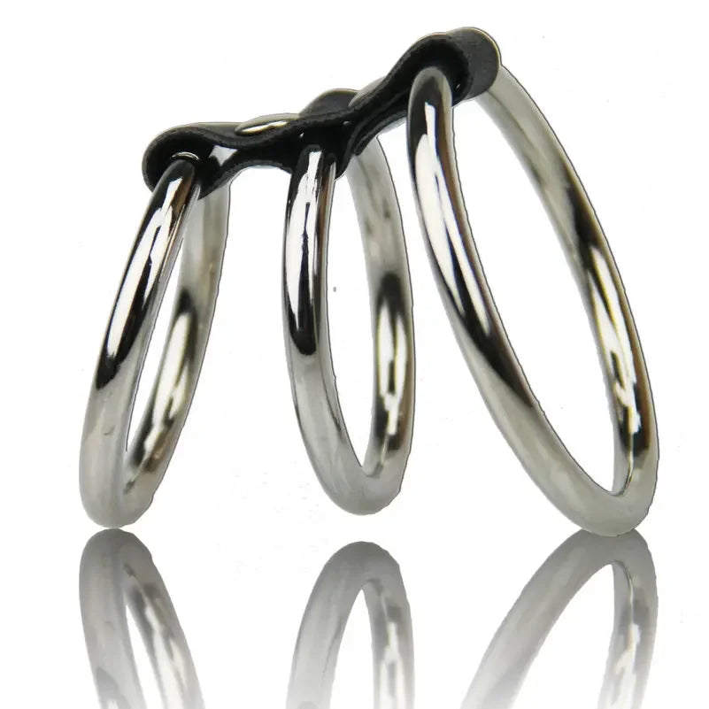 Male Chastity Devices Strict Leather Gates of Hell Lasting erection Cock Ring delay balls Loop bold penis extend sex toys