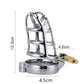 Male Chastity Penis Cage Cock Cage Metal CBT Slave BDSM Bondage Device Adult Game Sex Toys for Men Ball Stretcher Cock Ring