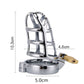 Male Chastity Penis Cage Cock Cage Metal CBT Slave BDSM Bondage Device Adult Game Sex Toys for Men Ball Stretcher Cock Ring