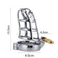 Male Chastity Penis Cage Cock Cage Metal CBT Slave BDSM Bondage Device Adult Game Sex Toys for Men Ball Stretcher Cock Ring