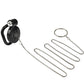 Male Flat Chastity Cage With Metal Stretcher Scrotum Bound Penis Ring CB Chastity Device with 5 Size Cock Rings Sex Toys For Men