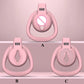 Male Flat Mini Chastity Cage Sex Toys Sissy Beginner Mini Penis Cage Belt with 3 Size Cock Rings Man TS Lock Men'S Adult Goods