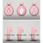 Male Flat Mini Chastity Cage Sex Toys Sissy Beginner Mini Penis Cage Belt with 3 Size Cock Rings Man TS Lock Men'S Adult Goods