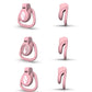 Male Flat Mini Chastity Cage Sex Toys Sissy Beginner Mini Penis Cage Belt with 3 Size Cock Rings Man TS Lock Men'S Adult Goods