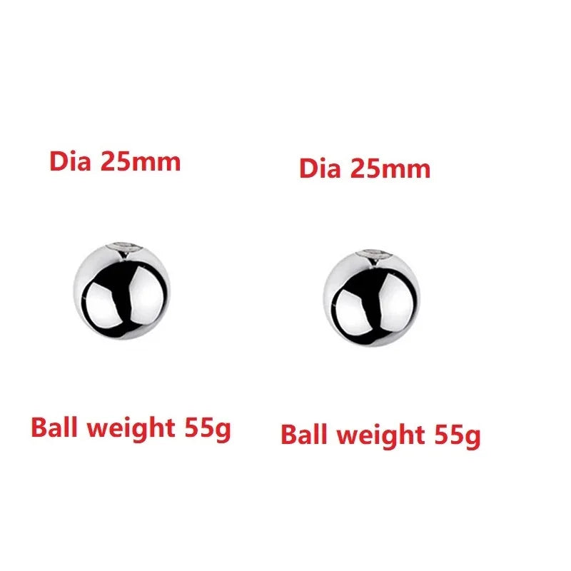 Male Heavy Duty Penis Ball Scrotum Stretcher Metal Ball Weight Penis CBT Testicle Cock Ring Delay Ejaculation Man Sex Toy