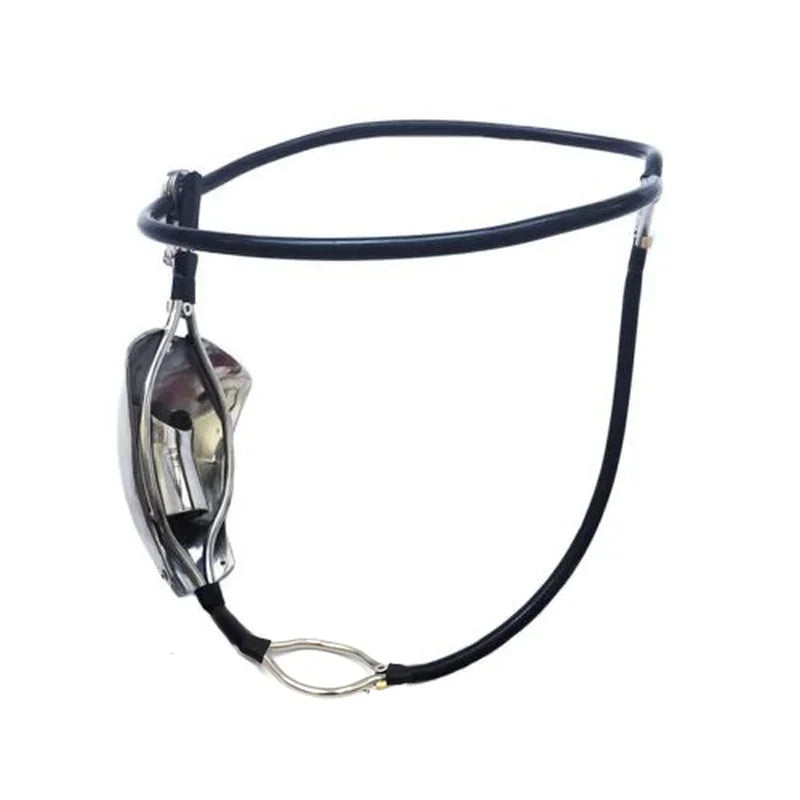 Male Invisible Chastity Belt Bondage Pants with Anal Ring lockable Stainless Steel Cuckold Chastity Cage Sex Toys for Men BDSM